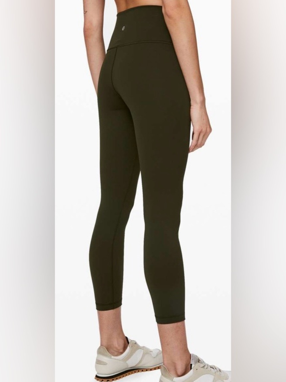 Lululemon wunder under 7/8 dark olive
